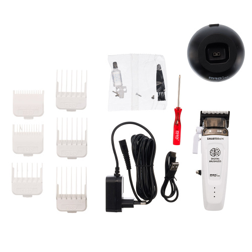 Машинка для стрижки, аккум\сет, 7200 об\мин, нож 45 мм, 0,3 - 4,0 мм, 6 нас MRD MRD-HC-90-4 white